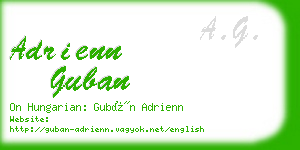 adrienn guban business card